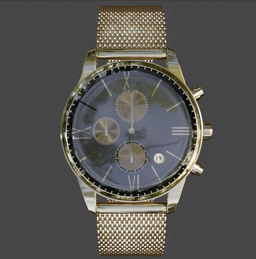 Gold watch preview image 1